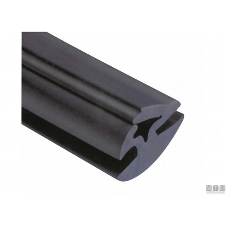 Guarnizione Trim-Lok Locking Gasket in gomma EPDM per vetro paratia — H 23 mm — bobina 15 m