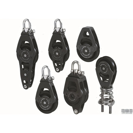 Antal bozzello puleggia 60 mm cassa in alluminio