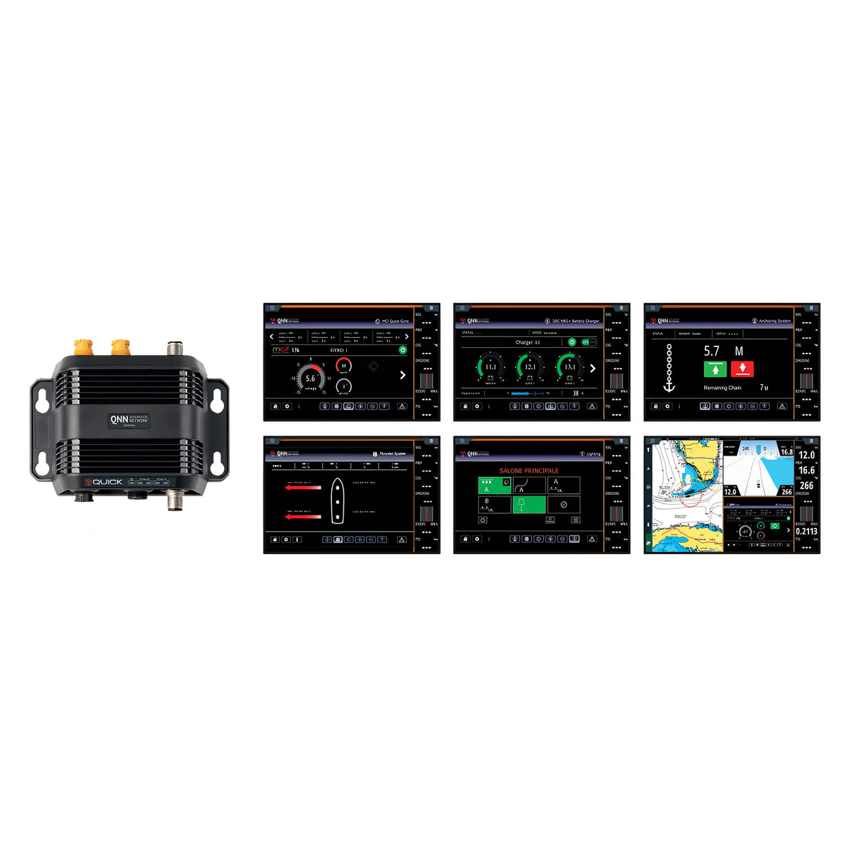 Gateway Quick Nautical Network per sistemi Quick e chartplotter