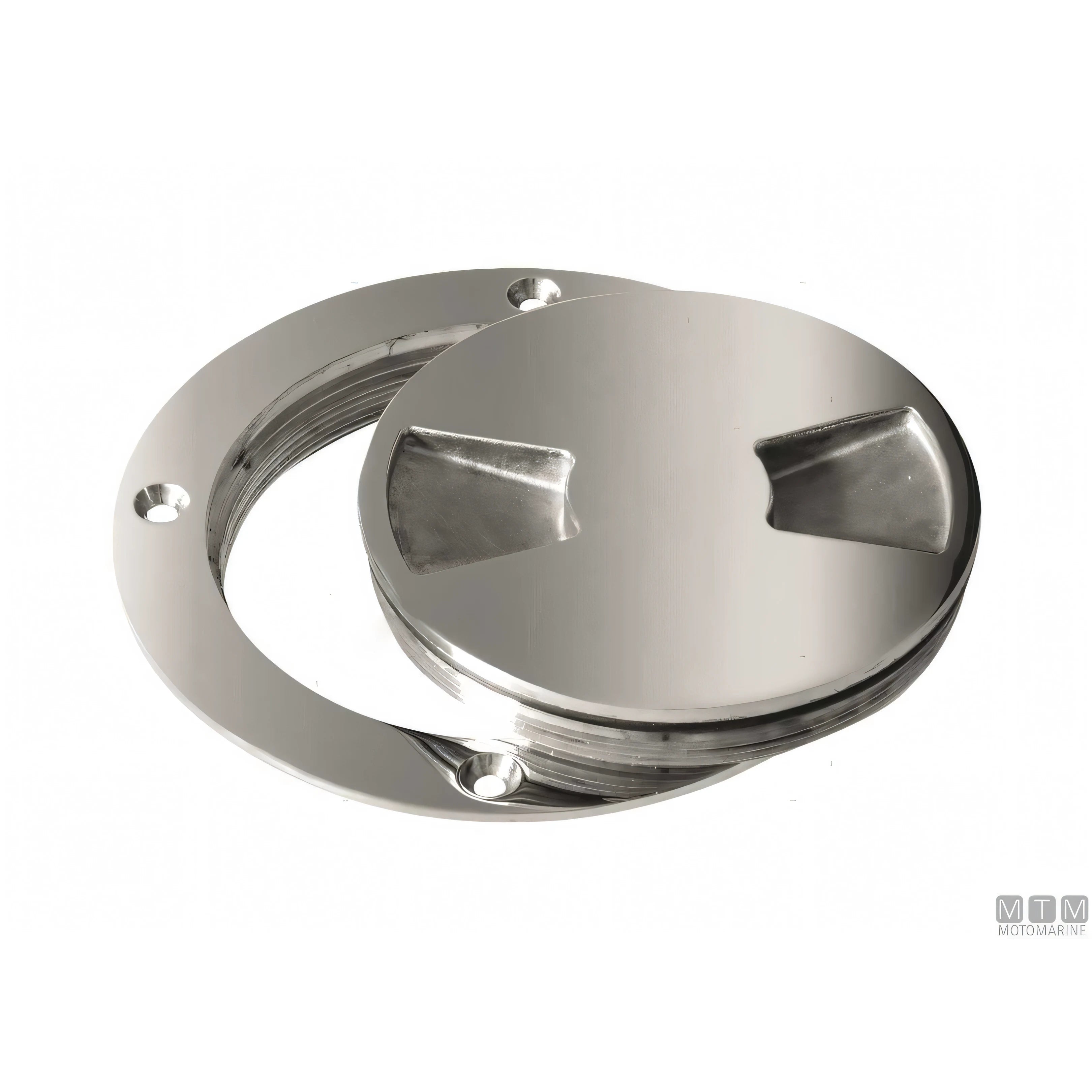 Motomarine tappo ispezione acciaio inox 316 — ø 147 mm