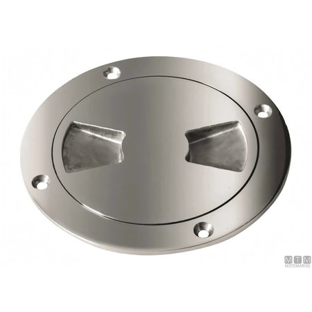 Motomarine tappo ispezione acciaio inox 316 — ø 147 mm