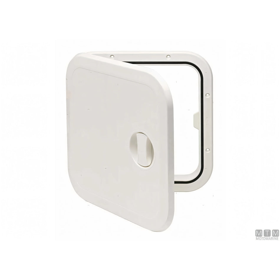 Sportello calpestabile Can SB in ABS bianco e grigio 373x373 mm — Bianco