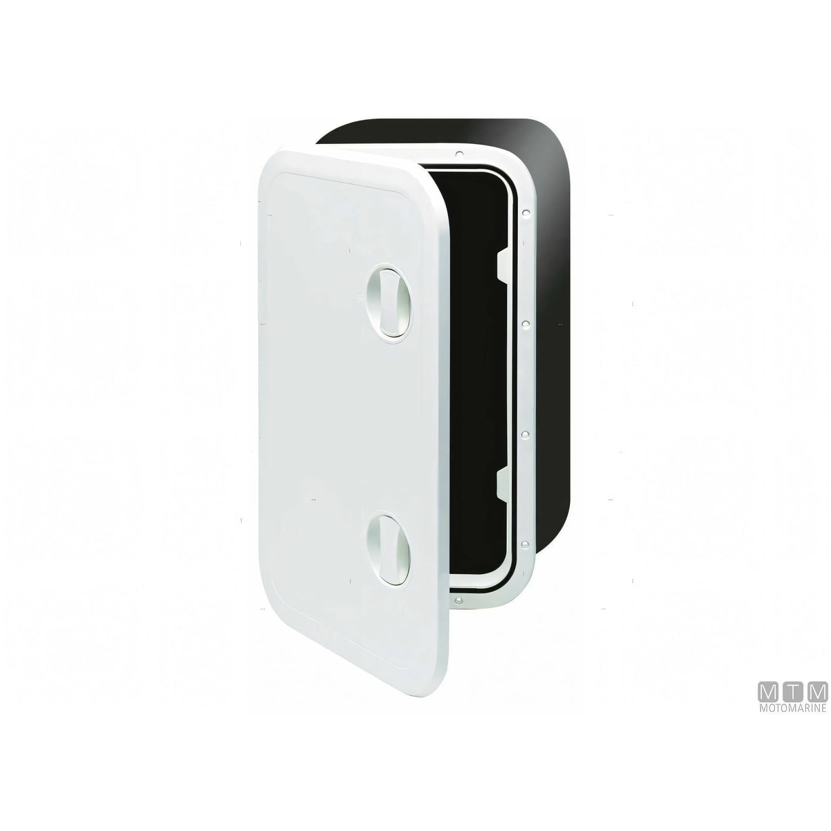 Can SB sportello in ABS bianco con box batteria long — 357x606mm