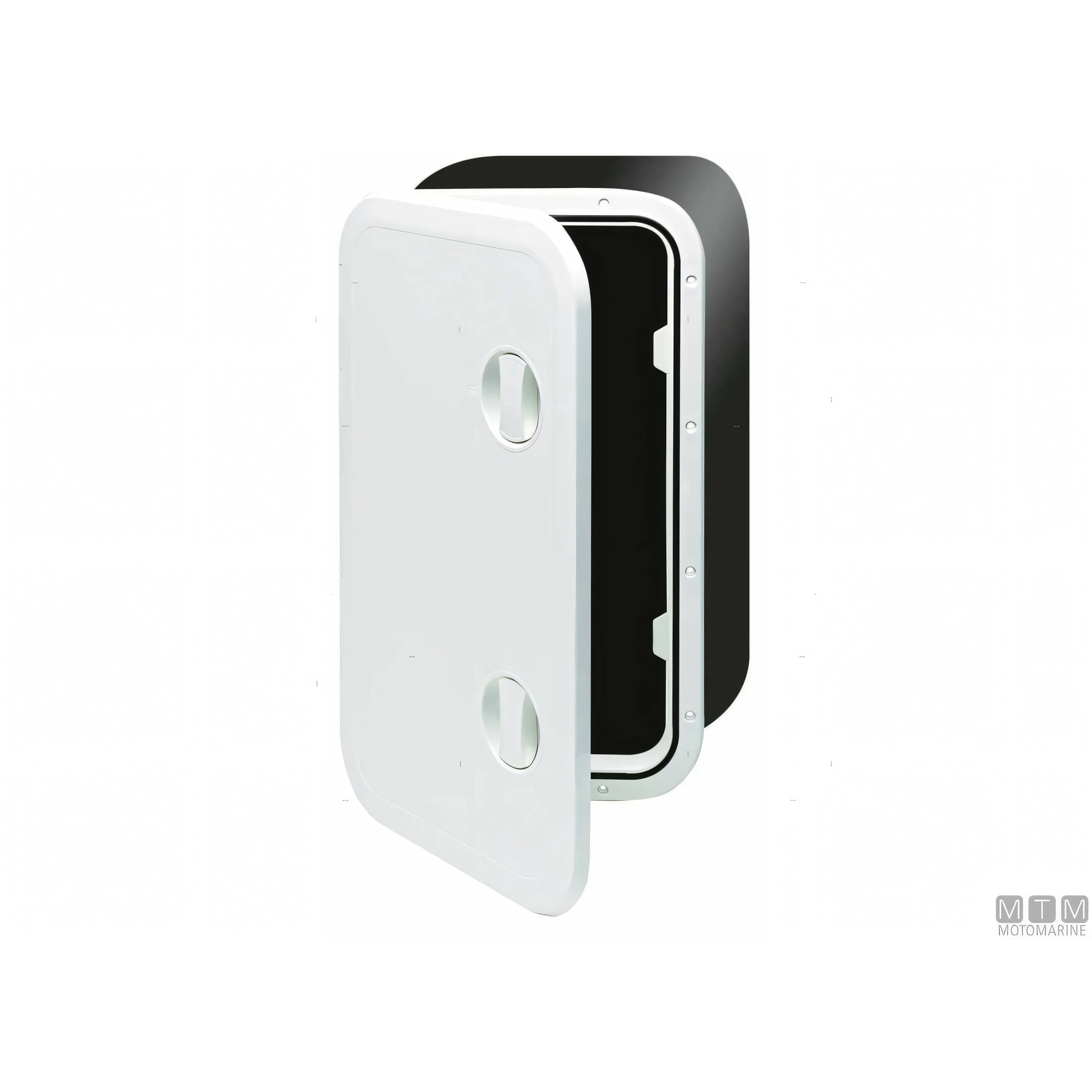 Can SB sportello in ABS bianco con box batteria long — 357x606mm