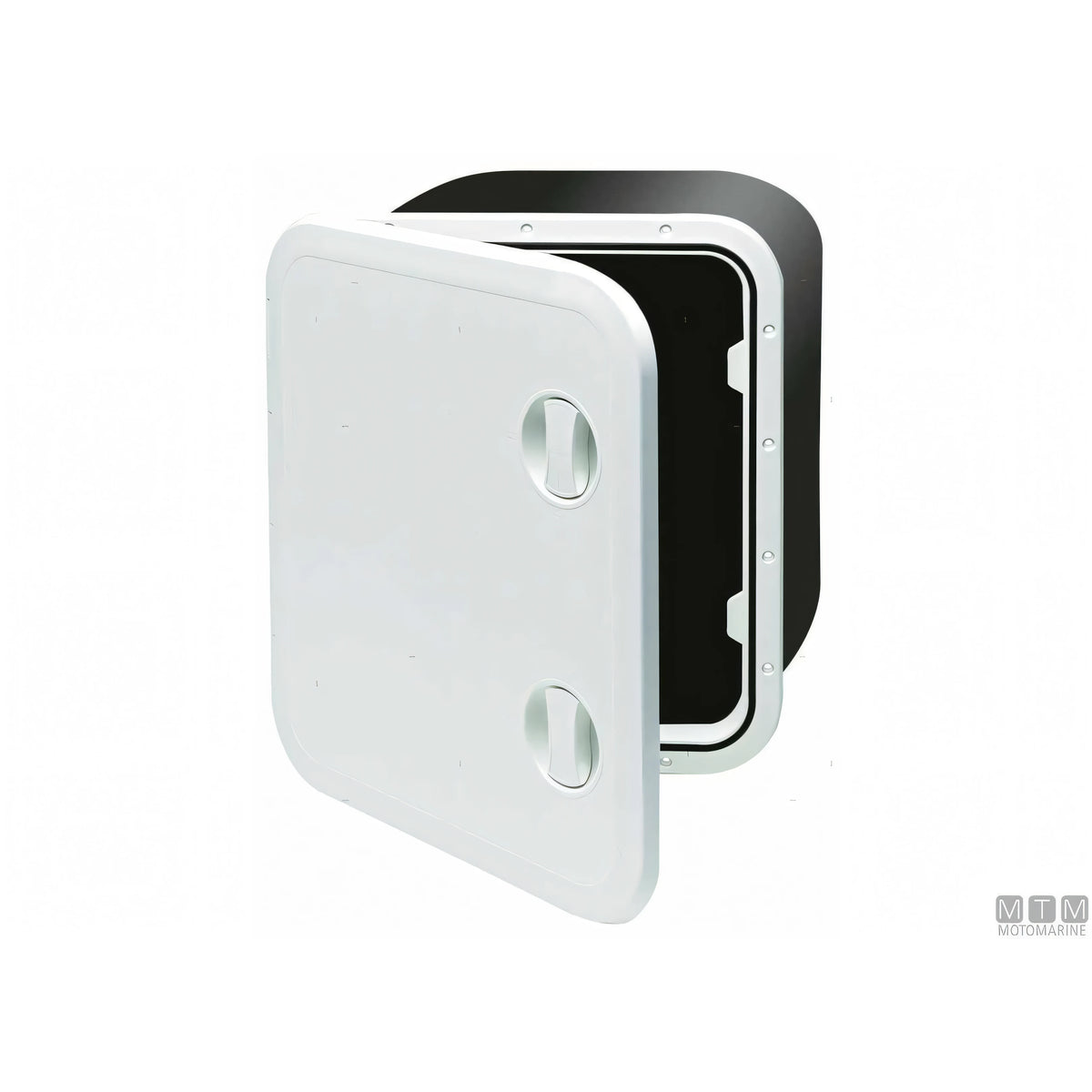 Can SB sportello in ABS bianco con box BT large — 458x513 mm