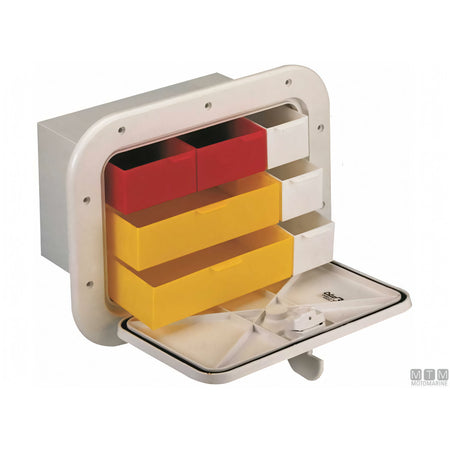 Motomarine sportello in ABS con box cassettiera — Con Box Cassettiera