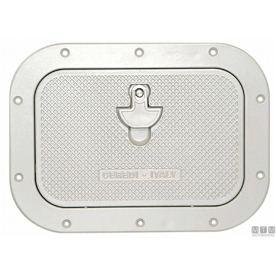 Ceredi Portello Small in Alluminio Anodizzato — Bianco