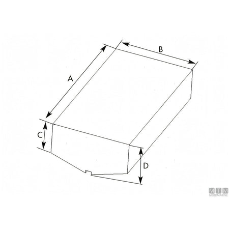 Can SB Serbatoio Carburante Fisso in Polietilene Reticolato — 180 L
