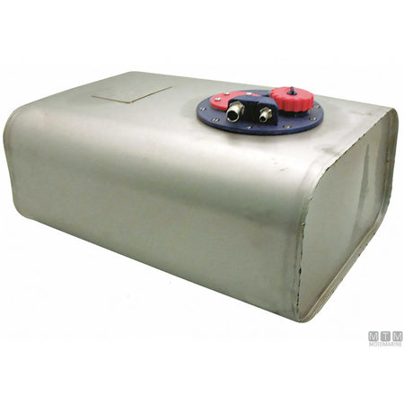 Motomarine Serbatoio Carburante Piatto Acciaio Inox — 35 L