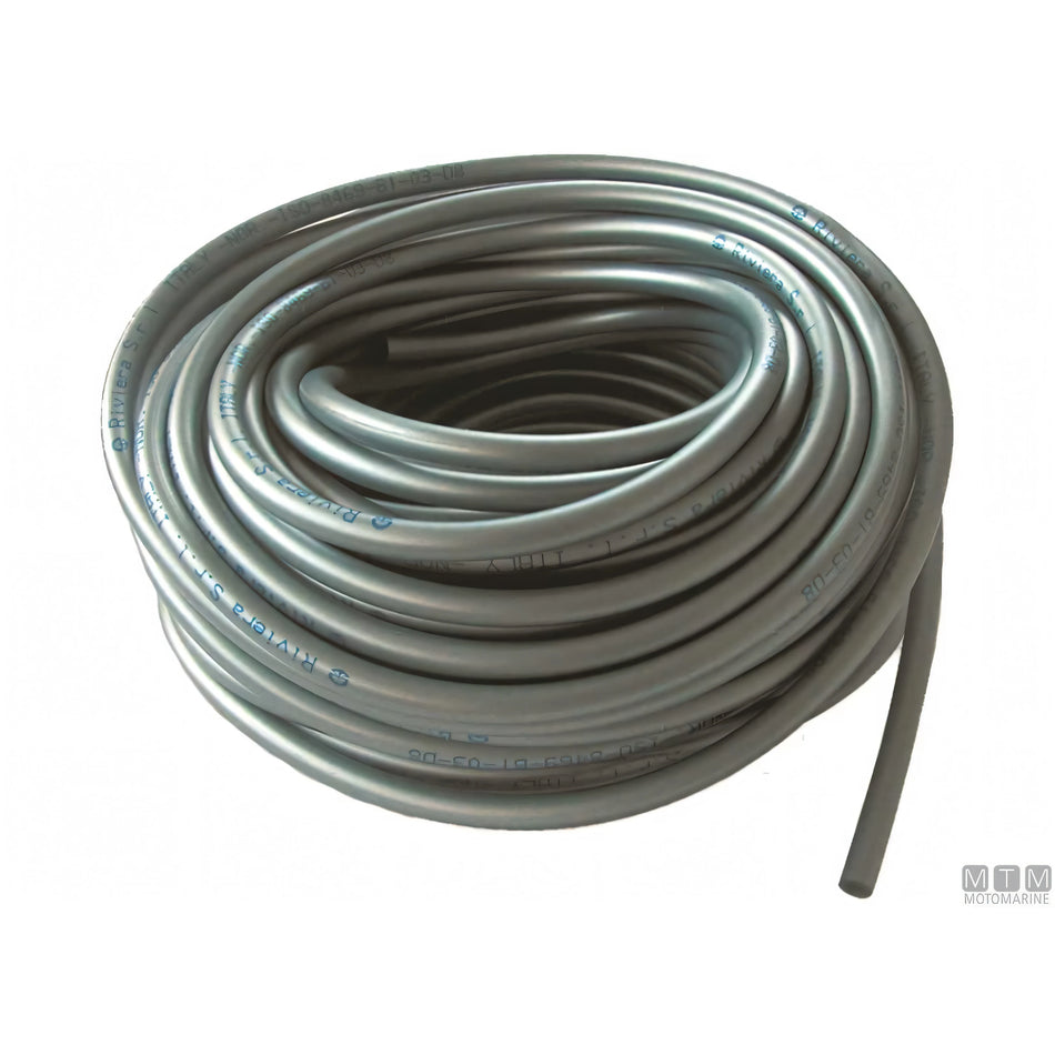 Tubo carburante Riviera Fuel Greyflex ISO 8469 B1 — Ø 8 mm — bobina 25 m