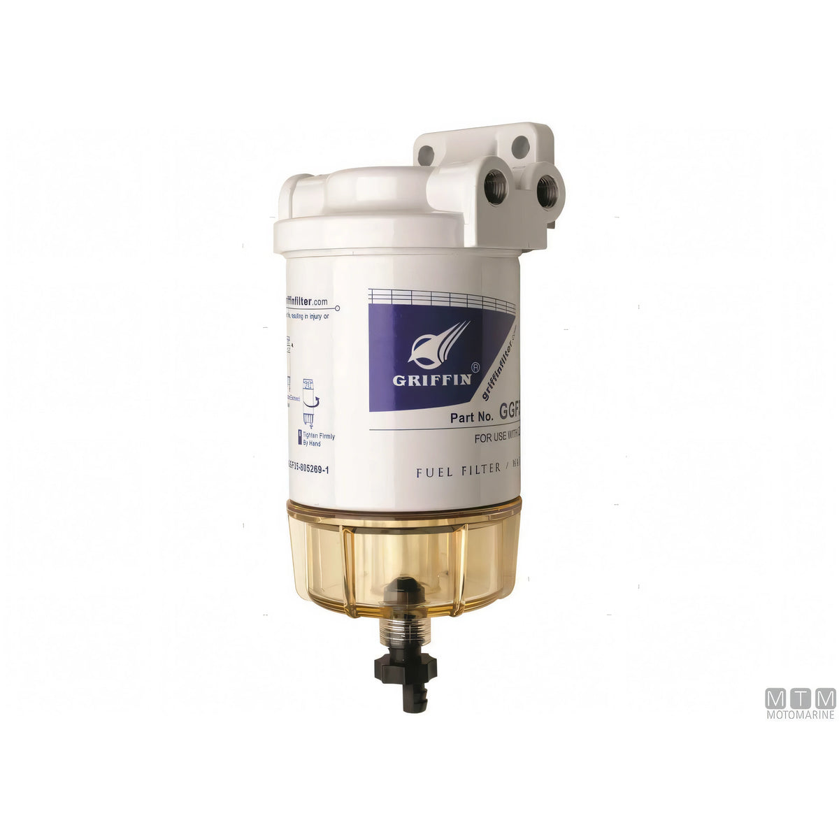 Griffin filtro separatore benzina GGF35 in fusione — Filtro completo 10 micron