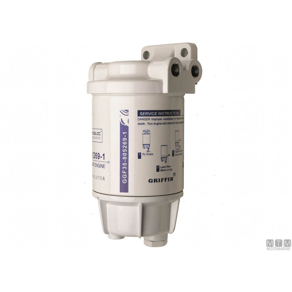 Griffin filtro separatore benzina GGF35 MAC in fusione — Filtro 10 micron