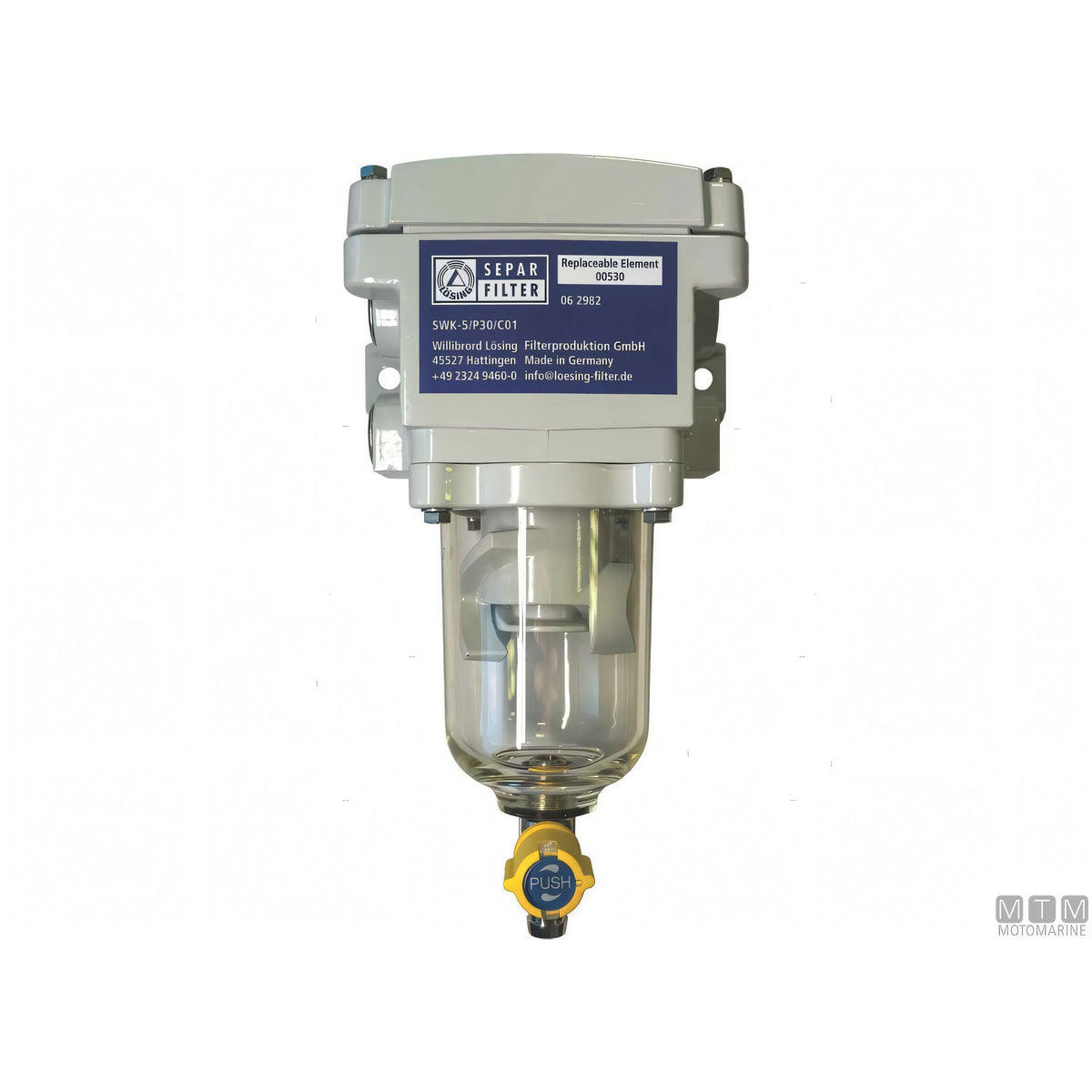 Separ filtro gasolio SWK2000/5 con coppe trasparenti — SWK2000/5