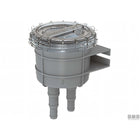 Filtro acqua di mare SeaStrainer con coperchio trasparente e staffa laterale, attacchi 1/2"-5/8"-3/4"