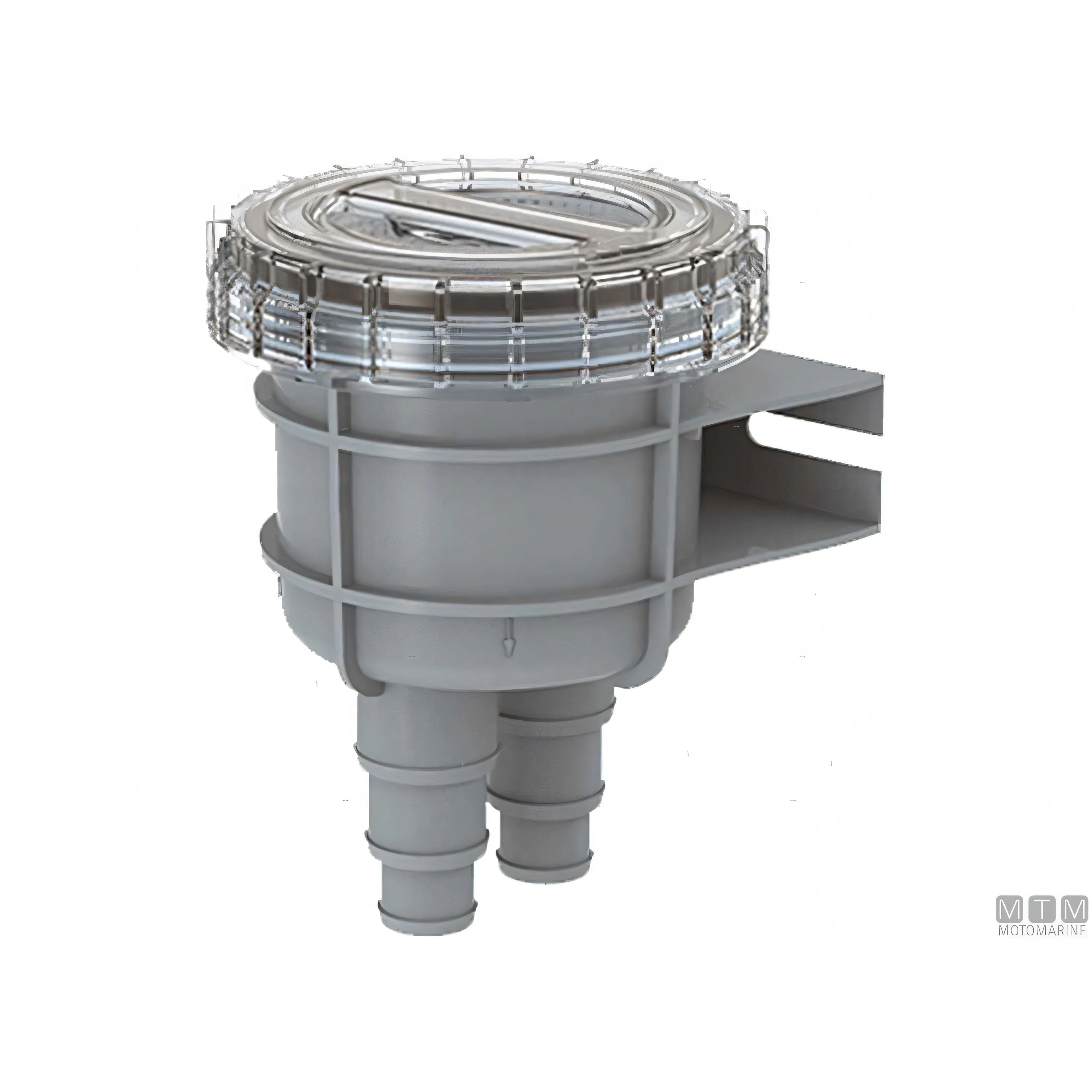 Filtro acqua di mare SeaStrainer con coperchio trasparente e staffa laterale, attacchi 1"-1"1/4-1"1/2