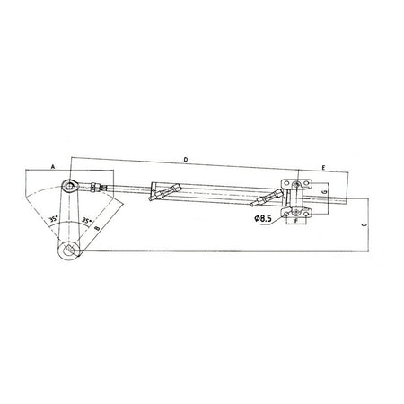 Cilindro idraulico Ultraflex serie UC