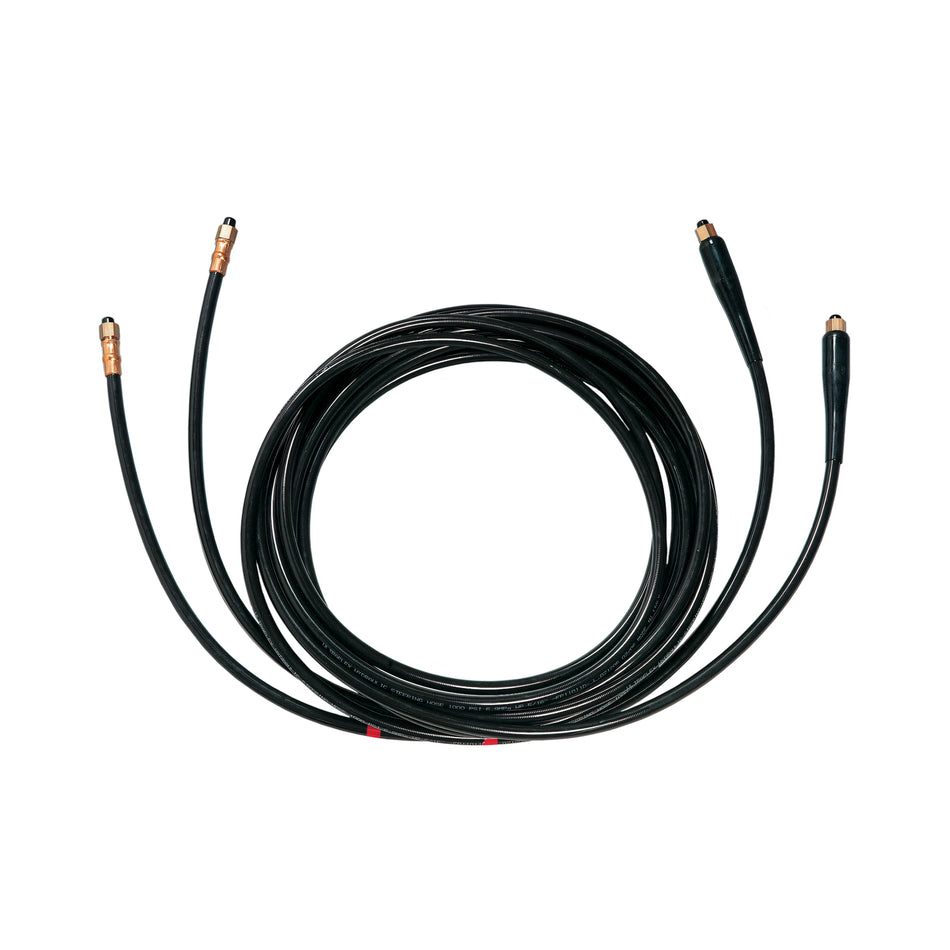 Kit di 2 tubi flessibili neri Ultraflex R7 5/16 con raccordi in ottone alle estremità