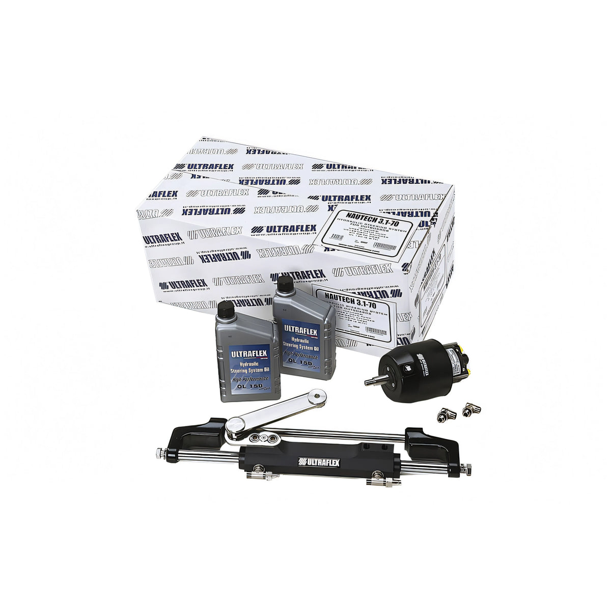 Kit timoneria idraulica Ultraflex per fuoribordo