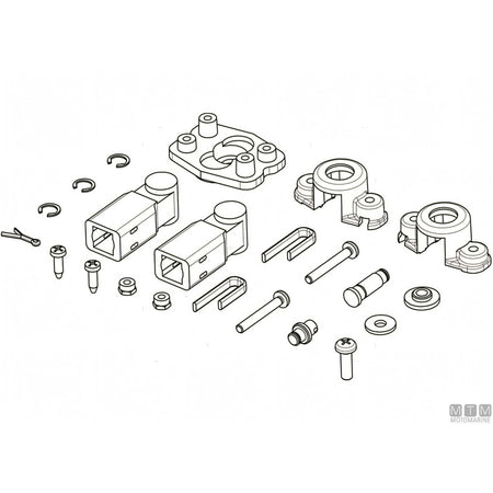 Ultraflex Comando Monoleva B110-Trim per Paratia — Kit K75
