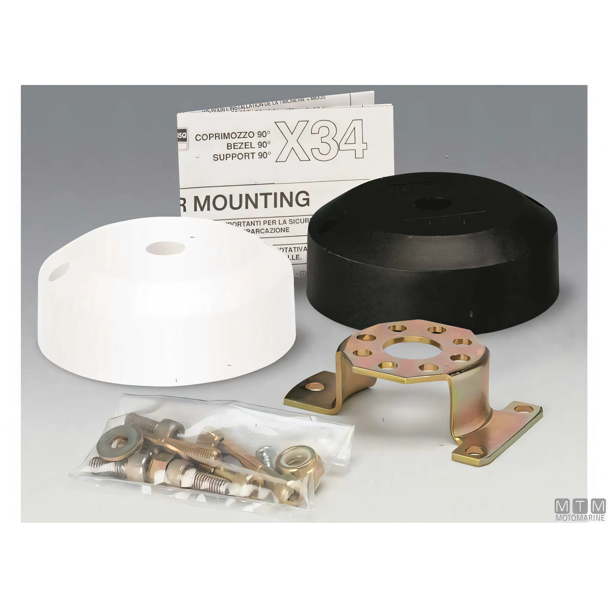 Ultraflex timoneria rotativa monocavo acciaio inox — Timoneria T91