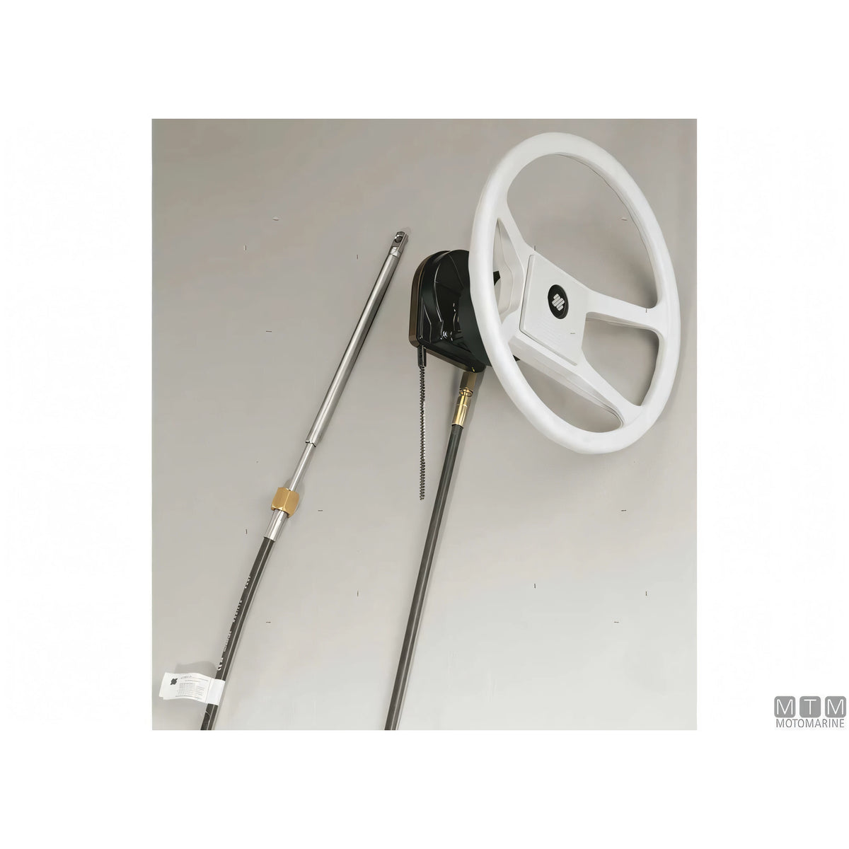 Ultraflex timoneria rotativa T67 acciaio inox — Bianco