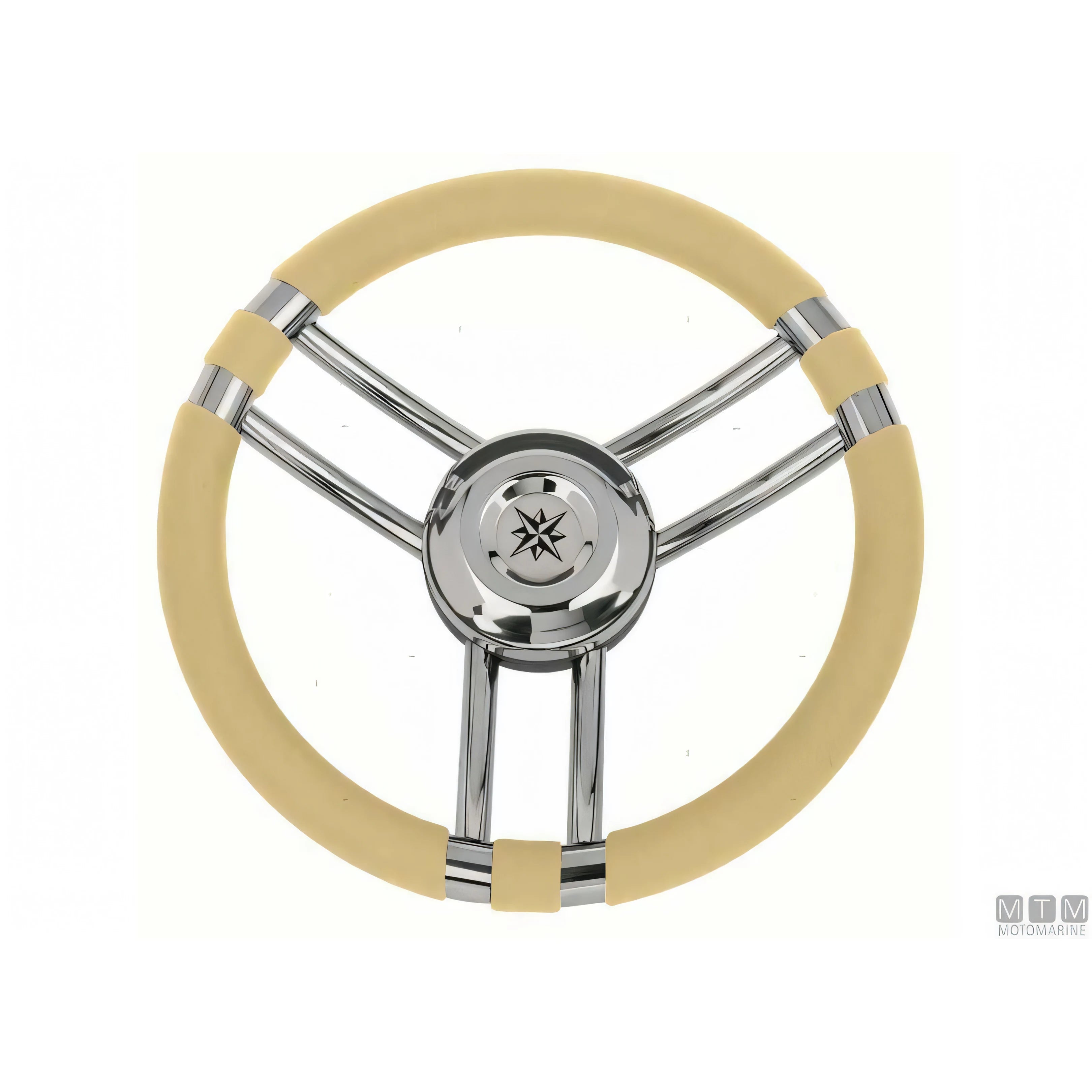 Savoretti Armando volante Ray acciaio inox — Poliuretano Nero