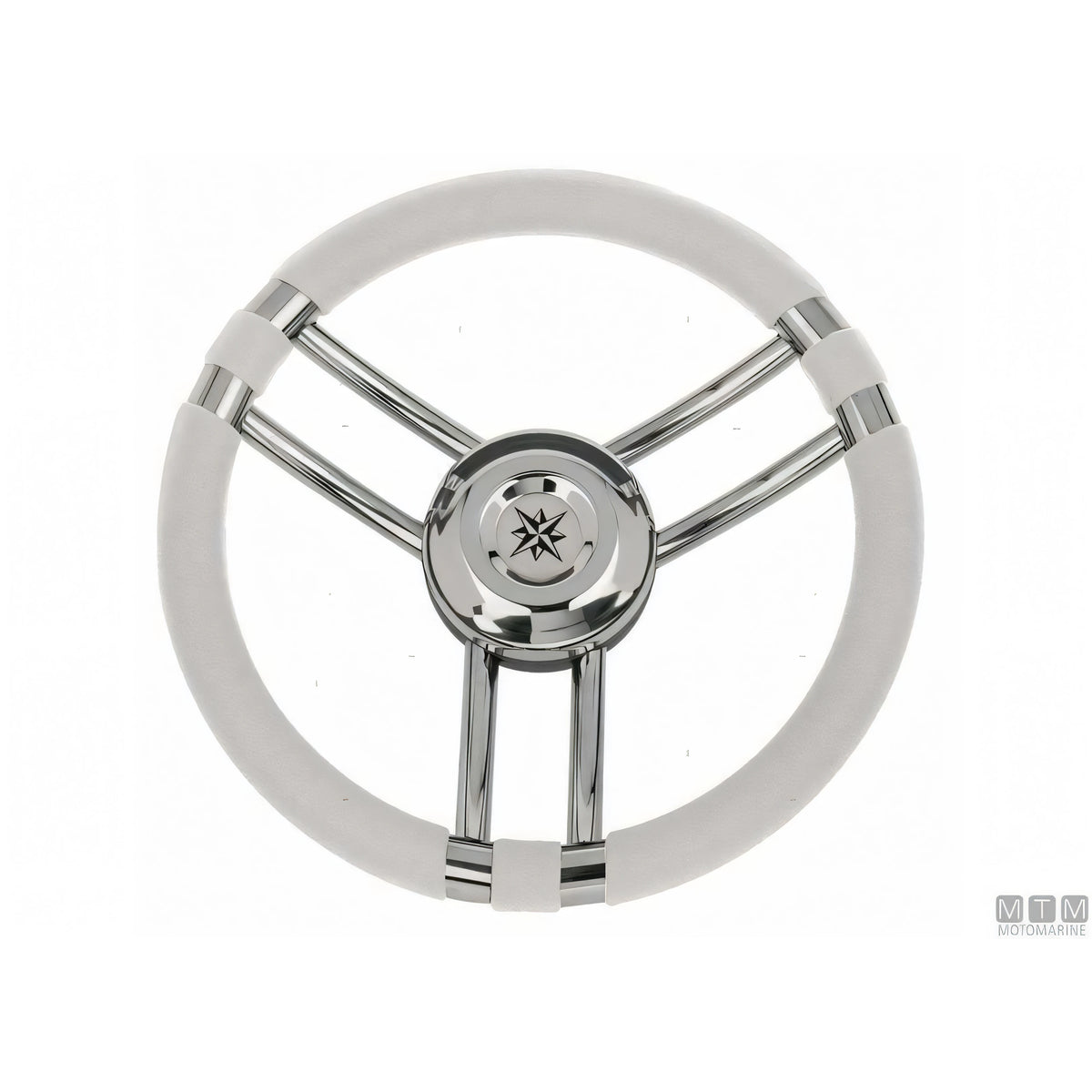 Savoretti Armando volante Ray acciaio inox — Poliuretano Nero
