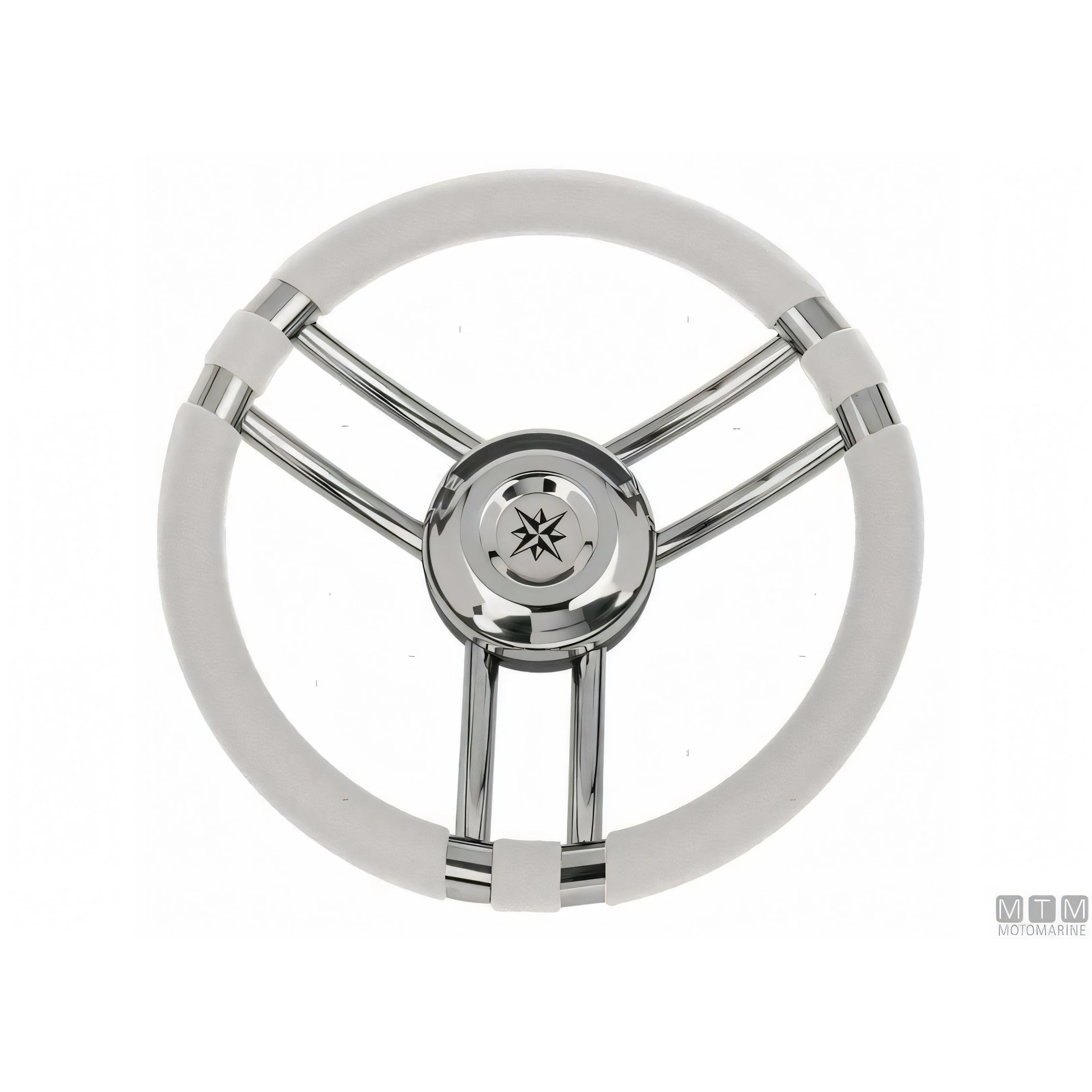 Savoretti Armando volante Ray acciaio inox — Poliuretano Nero