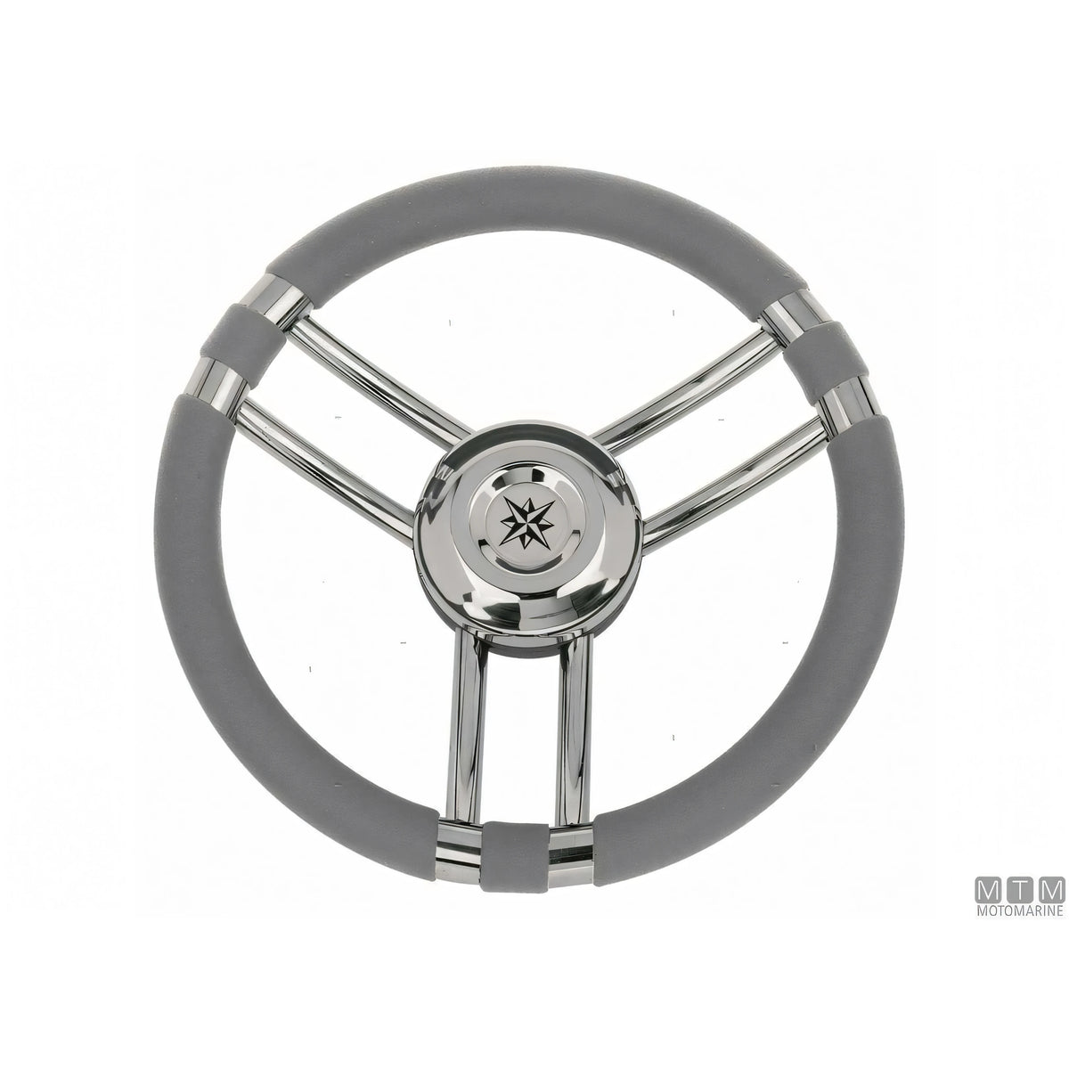 Savoretti Armando volante Ray acciaio inox — Poliuretano Grigio