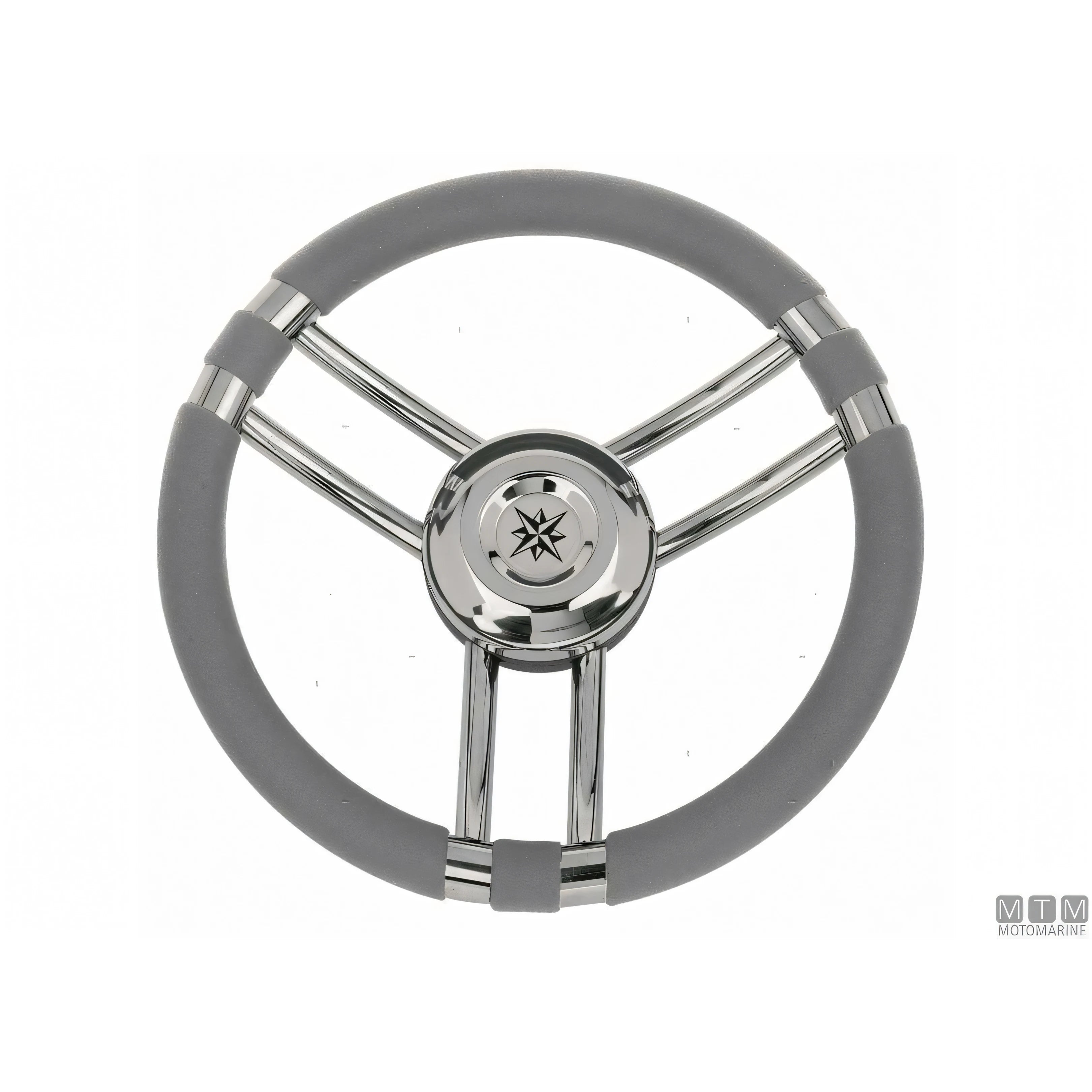 Savoretti Armando volante Ray acciaio inox — Poliuretano Grigio