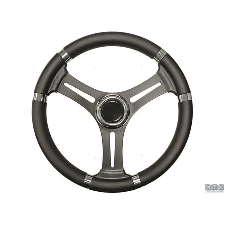 Savoretti Armando volante Ghost acciaio inox nero poliuretano — T27 - 6 razze