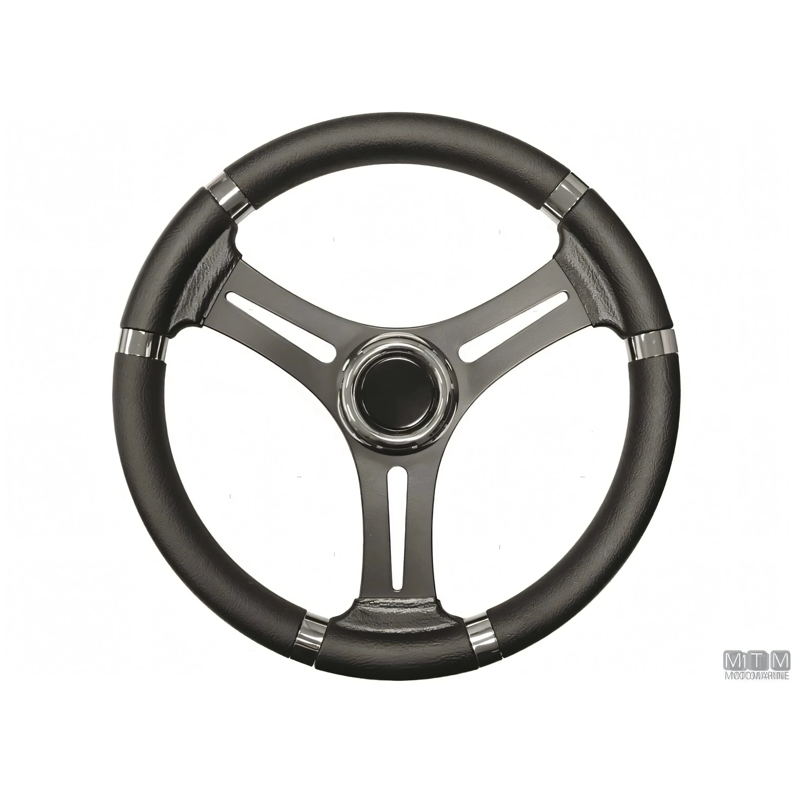 Savoretti Armando volante Ghost acciaio inox nero poliuretano — T18 - 3 razze
