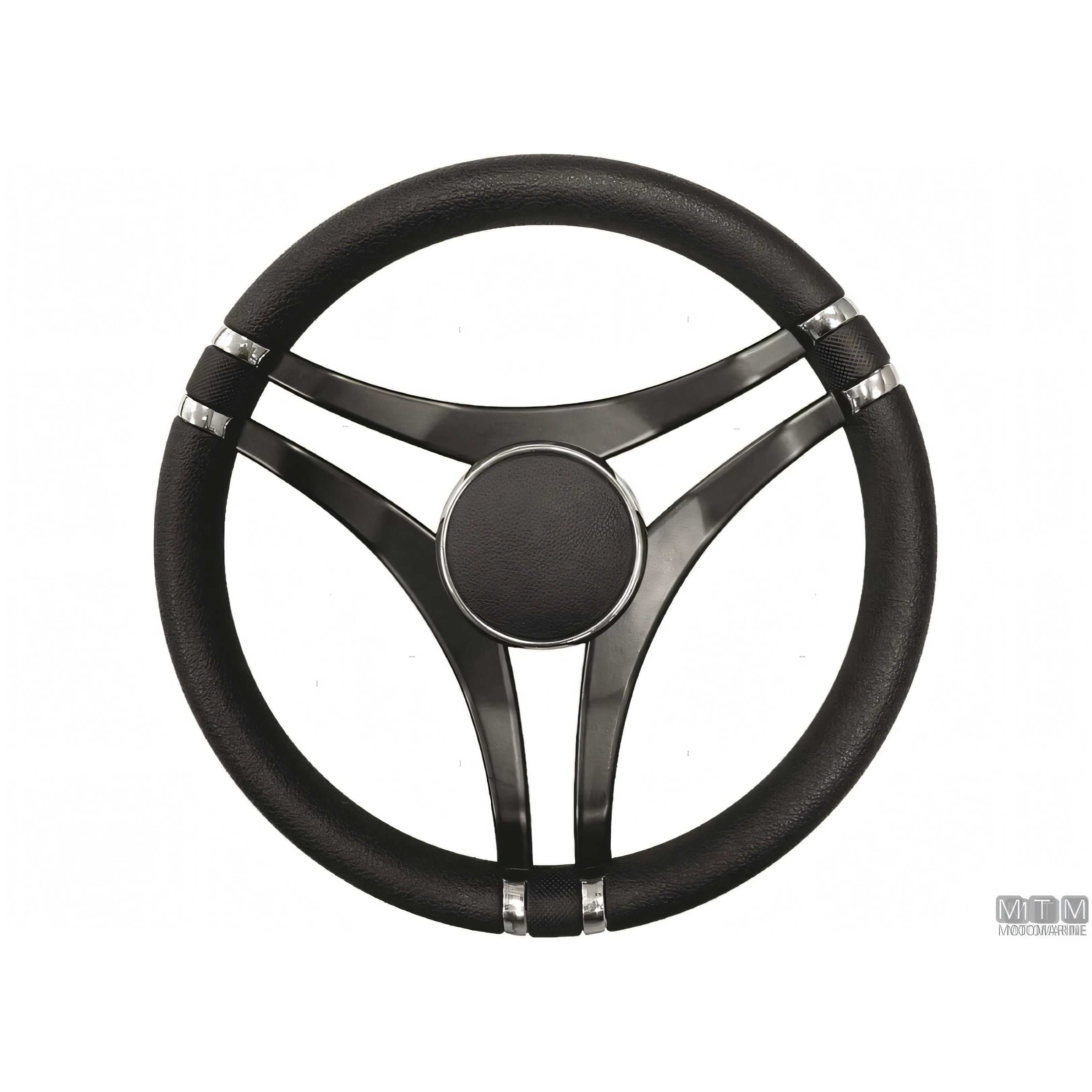 Savoretti Armando volante Ghost acciaio inox nero poliuretano — T28 - 6 razze