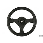 Volante nautico Ultraflex V45 Compact nero Ø 280 mm in materiale termoplastico composito antiurto, a tre razze con mozzo centrale
