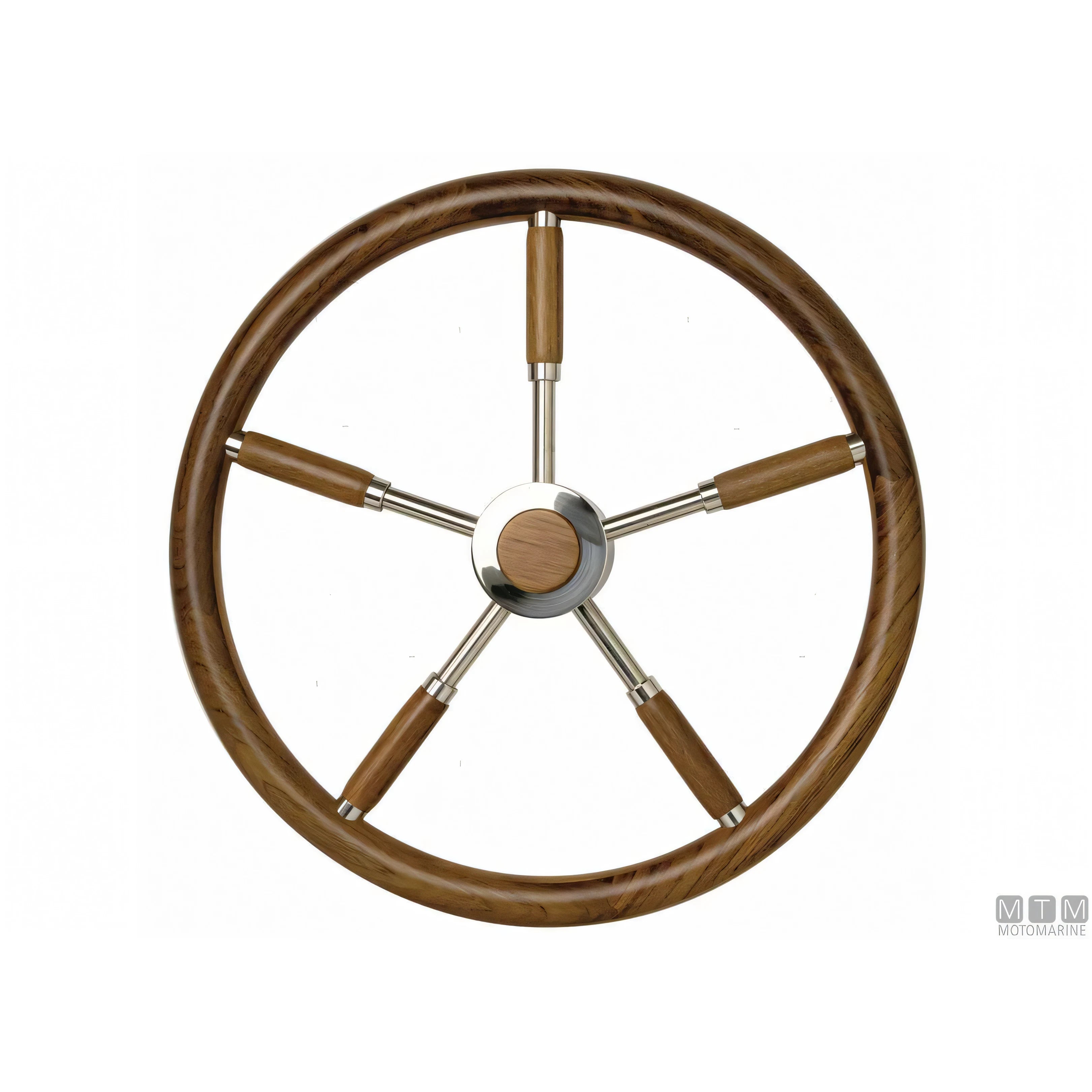 Savoretti ruota timone acciaio inox 316 e teak