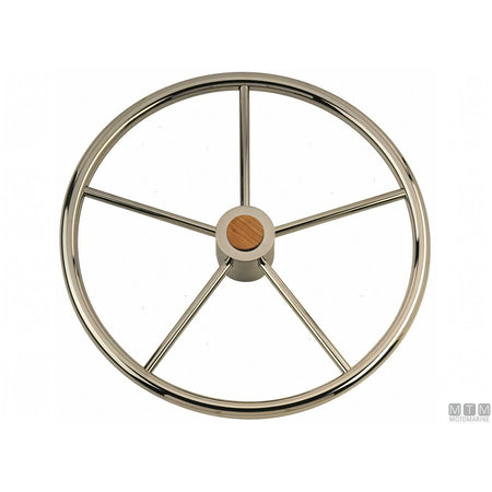 Savoretti ruota timone acciaio inox 316 — ø 420 mm