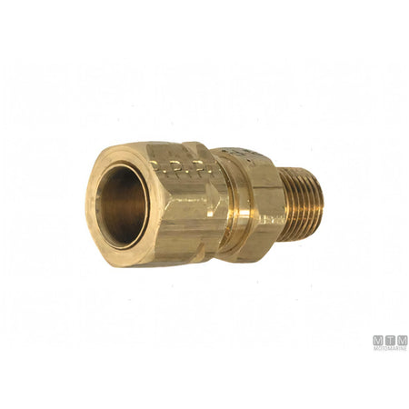 Raccordo Ultraflex per timoneria idraulica doppia stazione — Raccordo dritto 1/8" NPT - Ø 5/16"