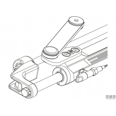 Ultraflex cilindro timoneria Nautech in acciaio inox — UC128-OBF/1