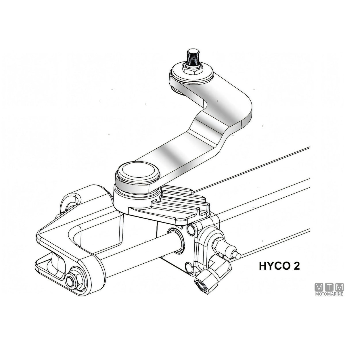 Ultraflex Kit Timoneria Idraulica Hytech pompa e cilindro — Kit timoneria Hytech 2