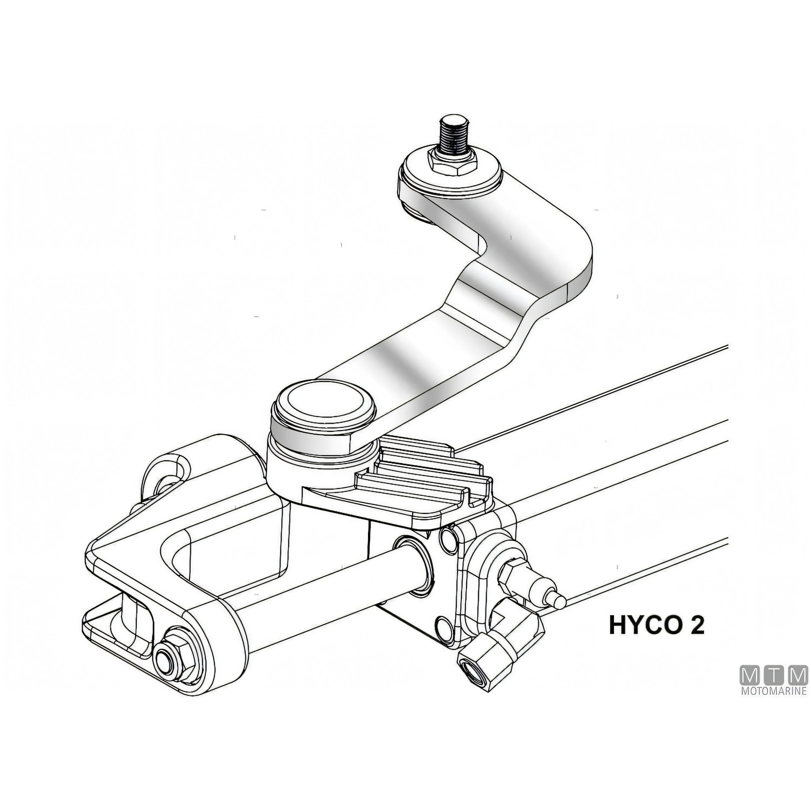 Ultraflex Kit Timoneria Idraulica Hytech pompa e cilindro — Kit timoneria Hytech 2