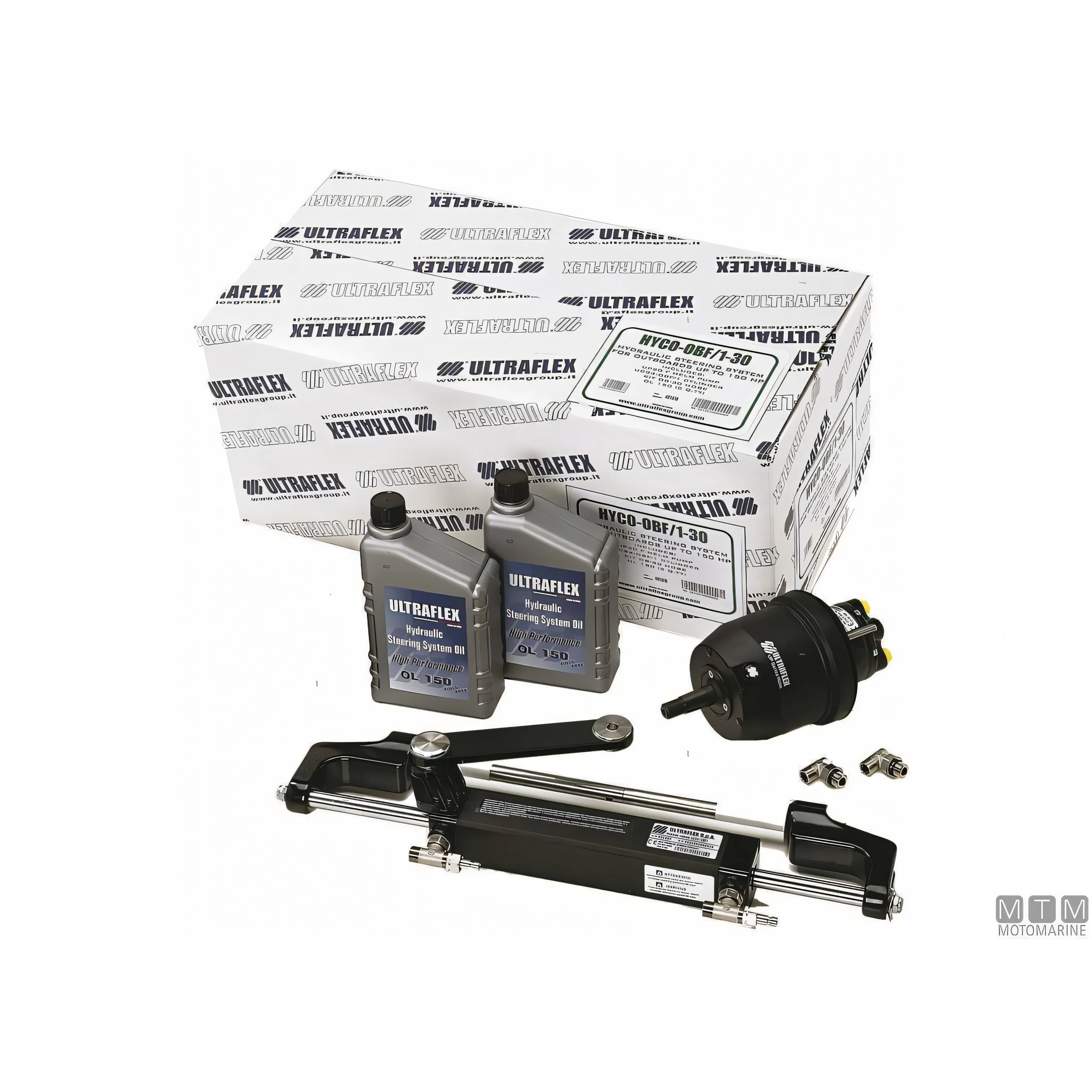 Ultraflex Kit Timoneria Idraulica Hytech pompa e cilindro — Kit timoneria Hytech 1