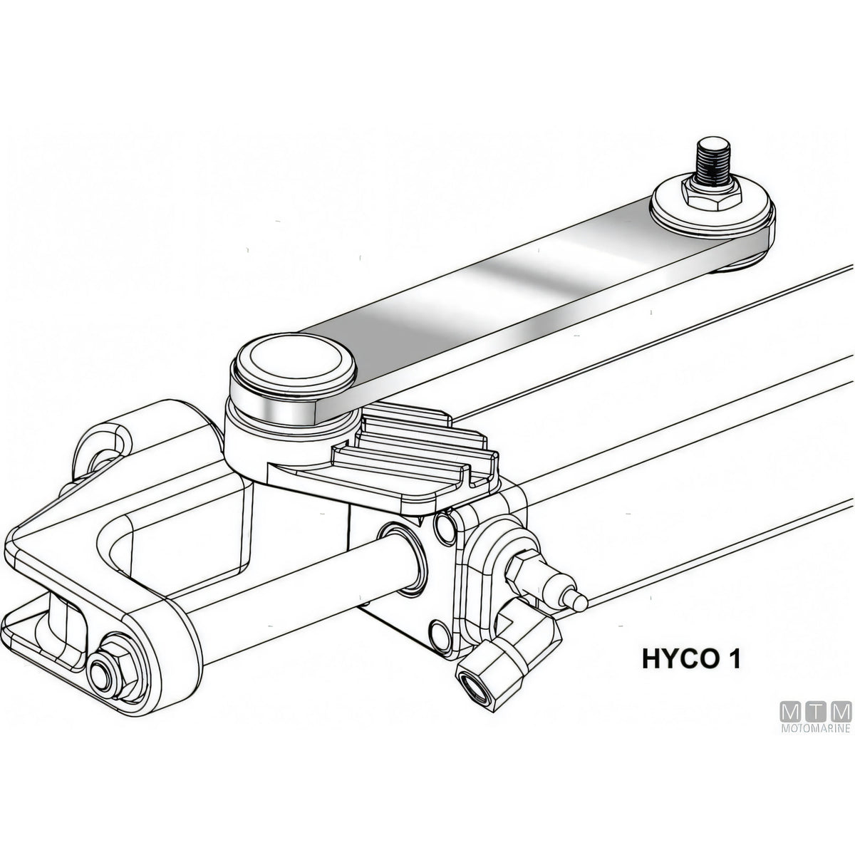Ultraflex Kit Timoneria Idraulica Hytech pompa e cilindro — Kit timoneria Hytech 1