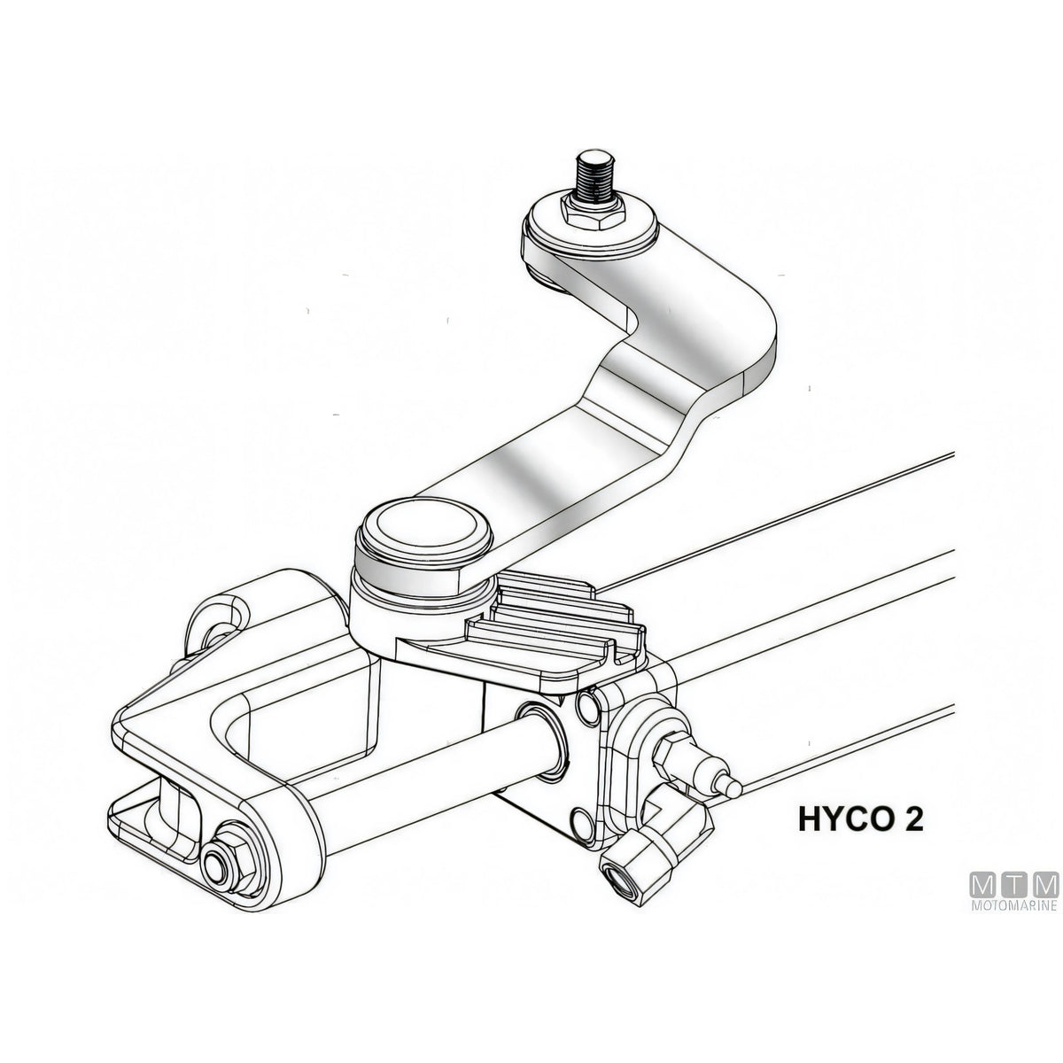 Ultraflex Kit Timoneria Idraulica Hytech pompa e cilindro — Kit timoneria Hytech 1