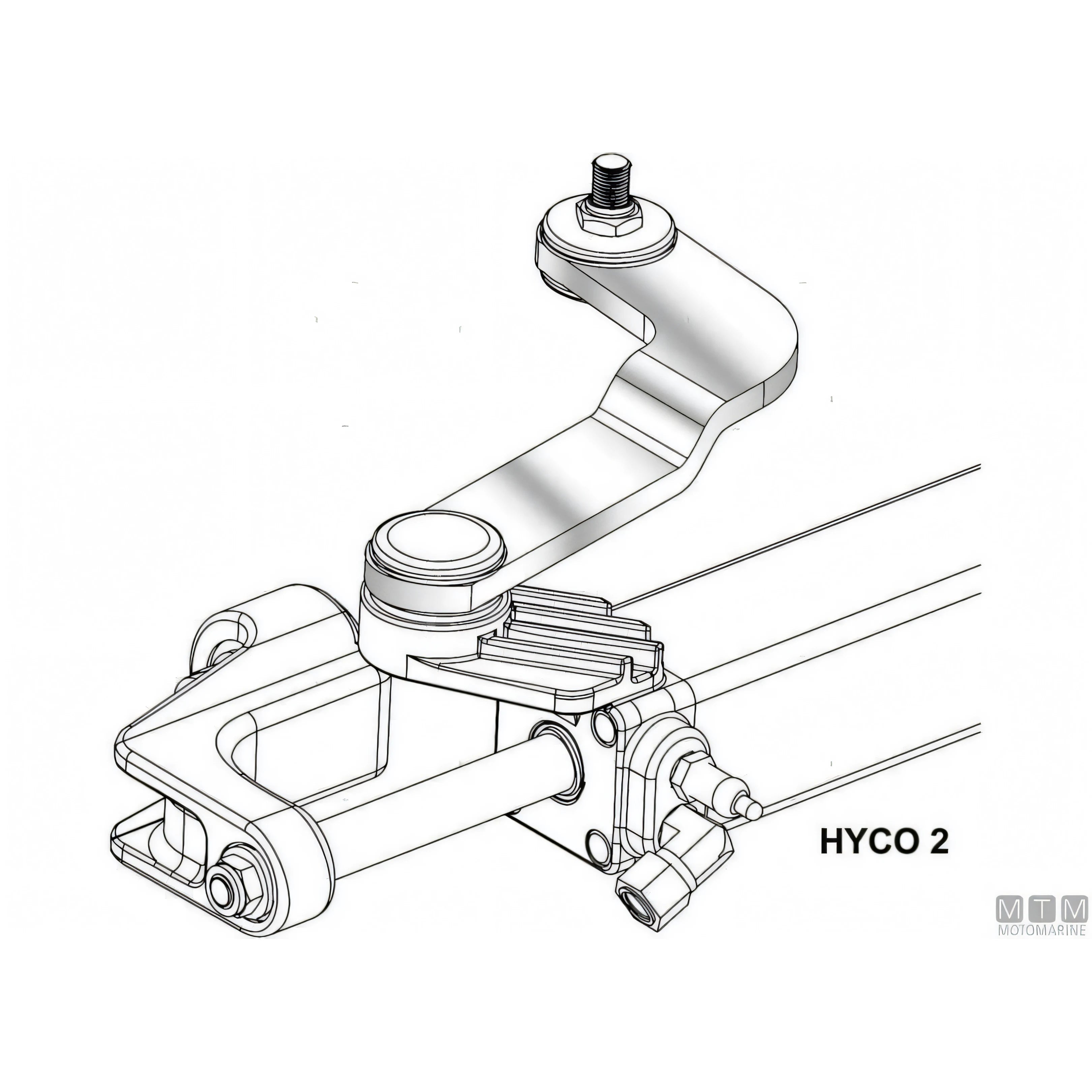 Ultraflex Kit Timoneria Idraulica Hytech pompa e cilindro — Kit timoneria Hytech 1