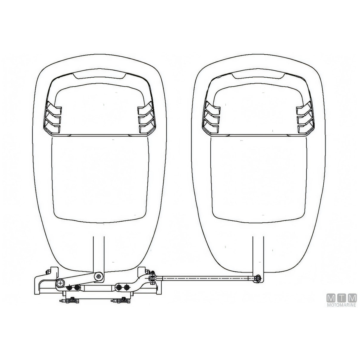 Ultraflex timoneria idraulica SilverSteer GT 300HP acciaio inox — Pompa UP28F-SVS