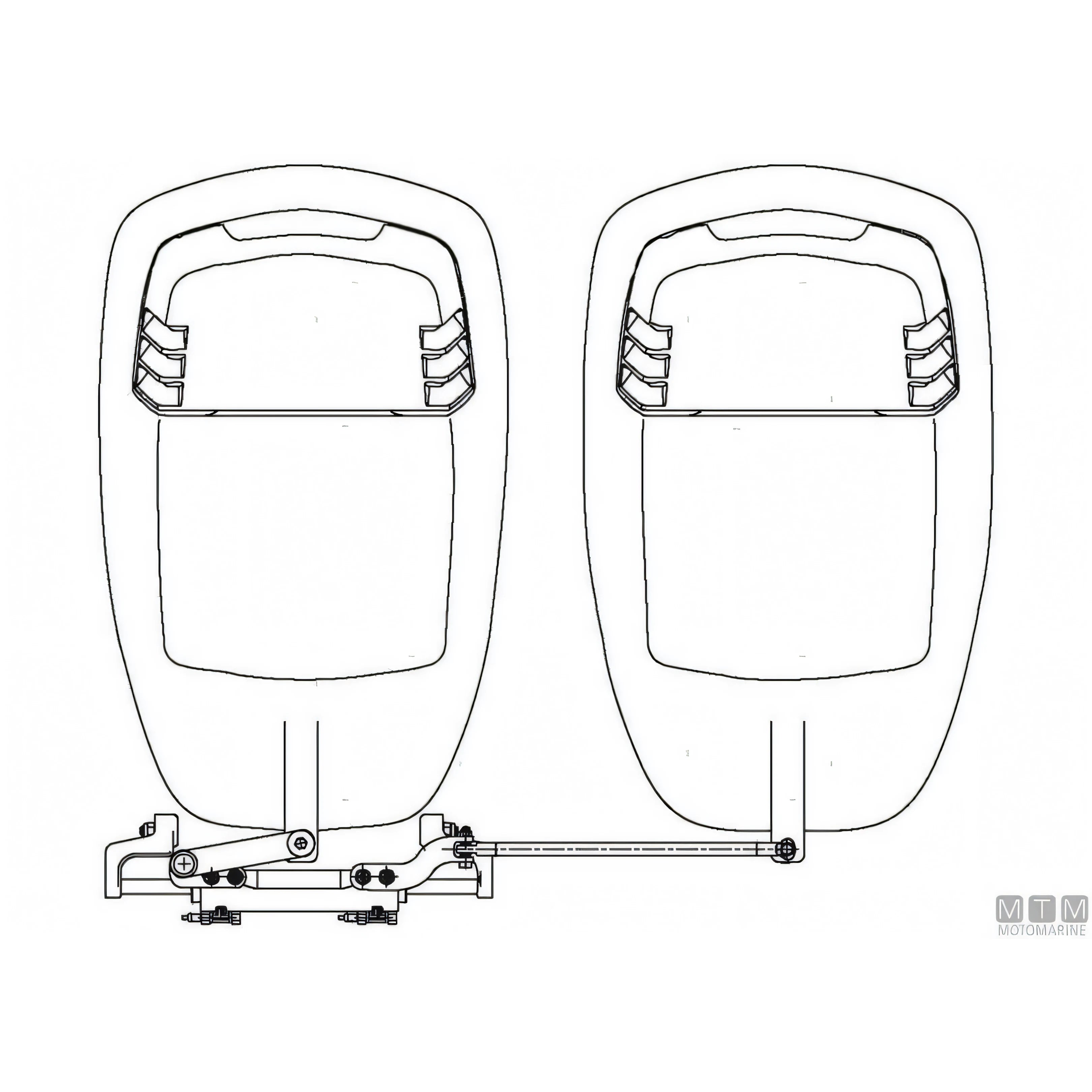 Ultraflex timoneria idraulica SilverSteer GT 300HP acciaio inox — Pompa UP28F-SVS
