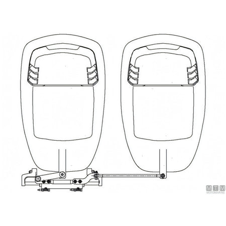 Ultraflex timoneria idraulica SilverSteer GT 300HP acciaio inox — Pompa UP28F-SVS