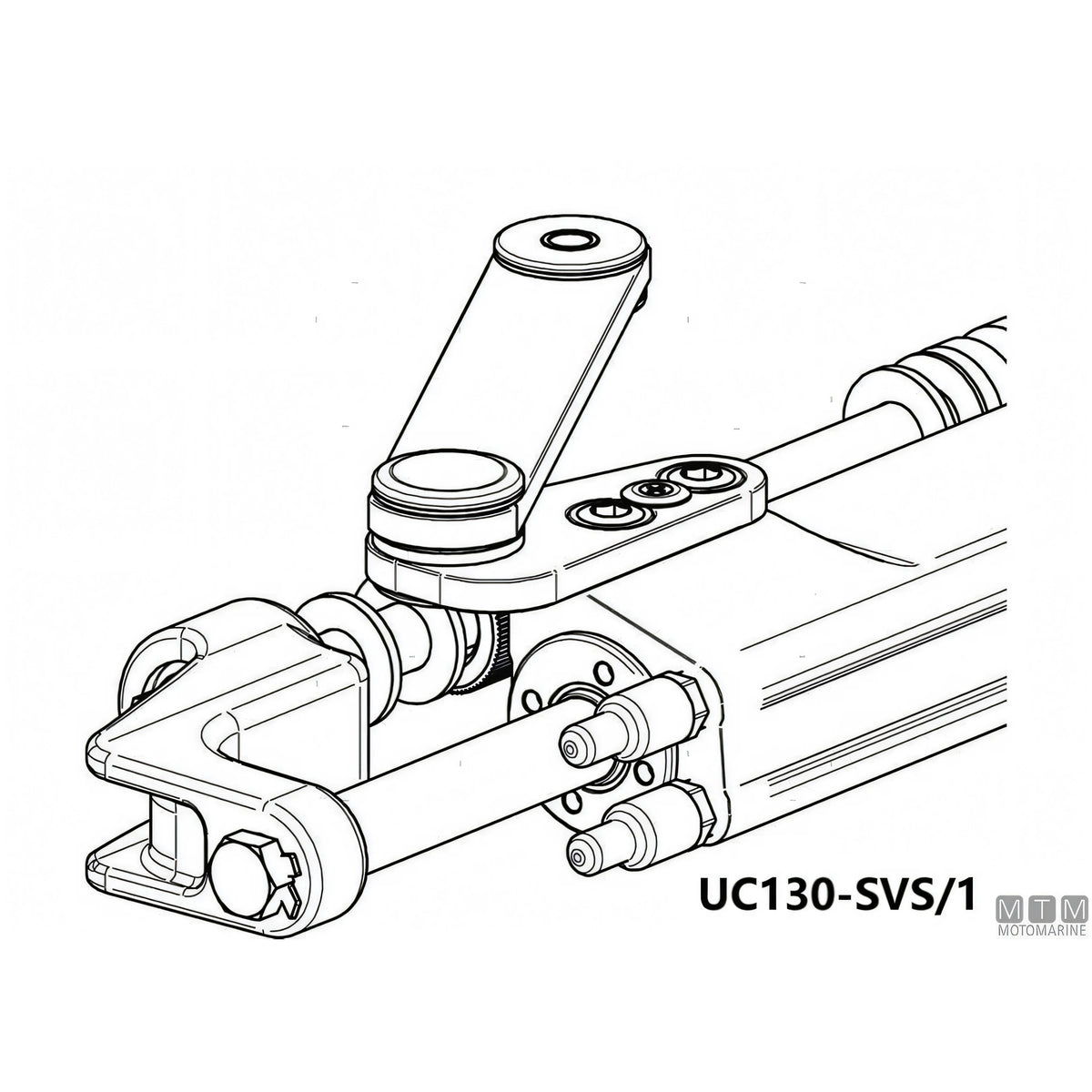 Ultraflex kit timoneria idraulica servoassistita MasterDrive — Cilindro UC130-SVS/1