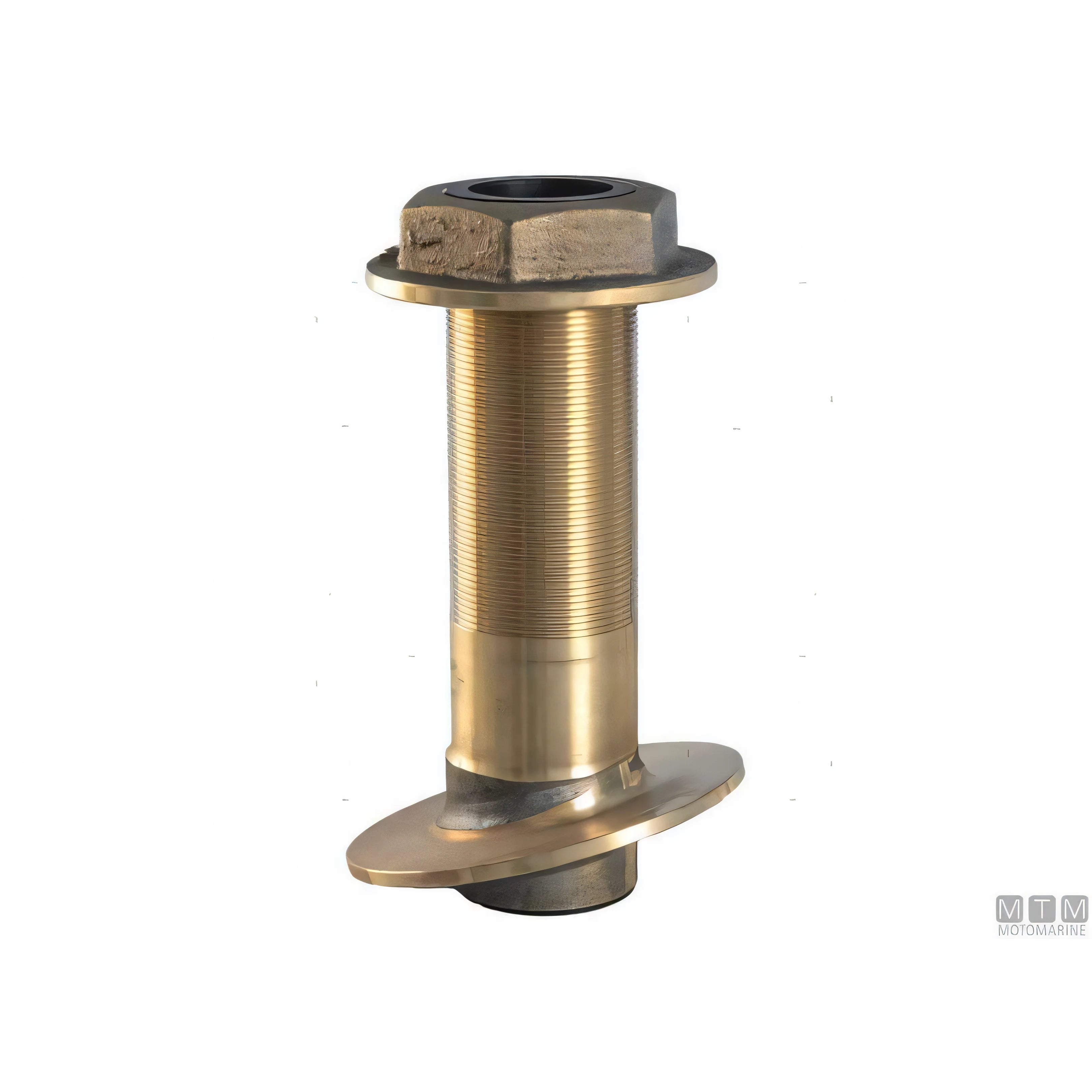Tor Marine testa timone astuccio in bronzo — Base piana 0°