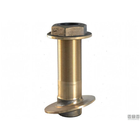 Tor Marine testa timone astuccio in bronzo — Base piana 0°